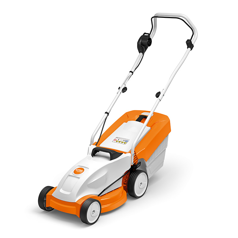 Image of Corded electric narrow lawn mower
