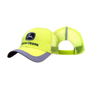 John Deere High Visibility Yellow Mesh Cap MC13080243YW