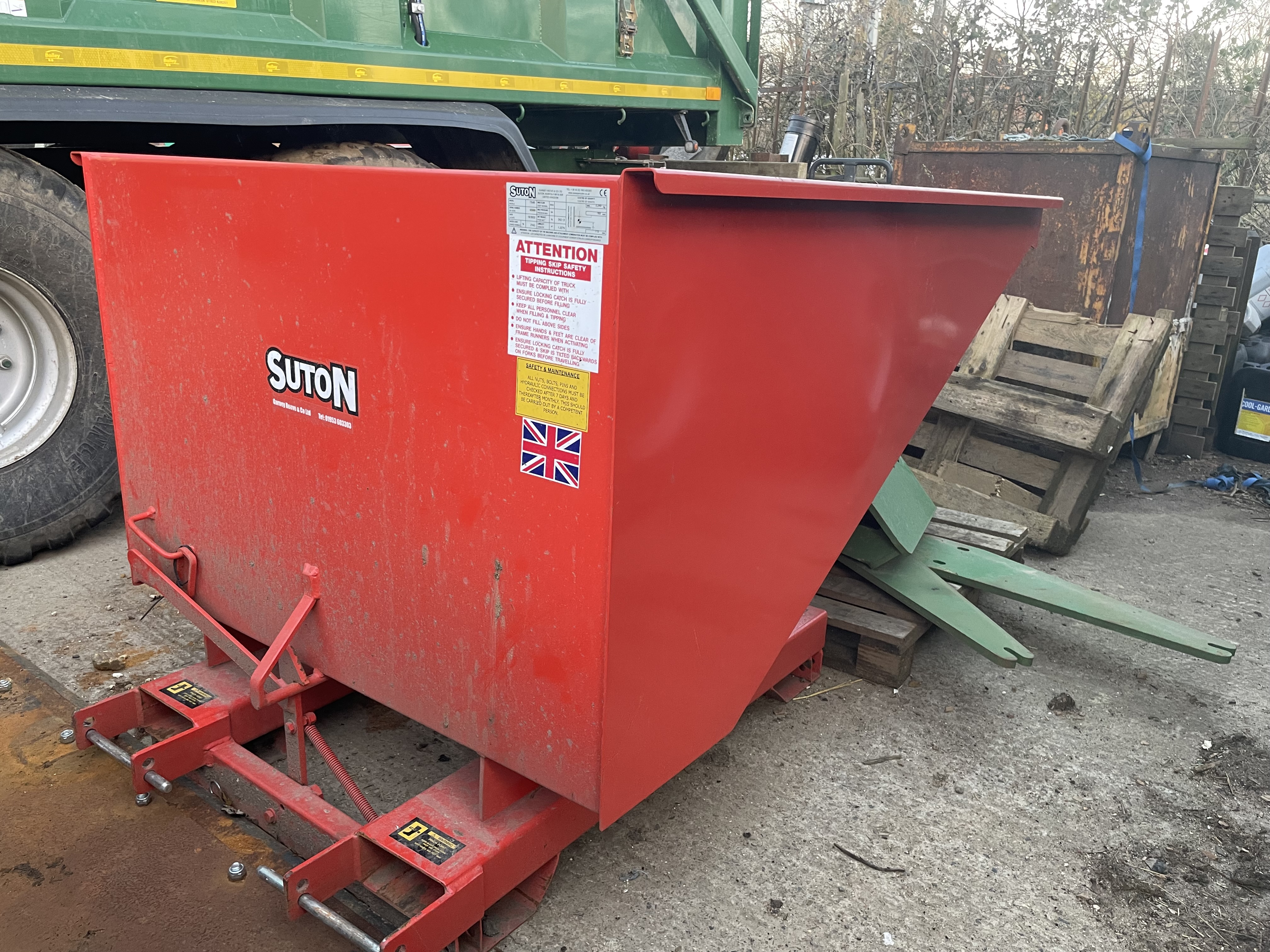 Gurney Reeve TS40 TIPPING SKIP for sale