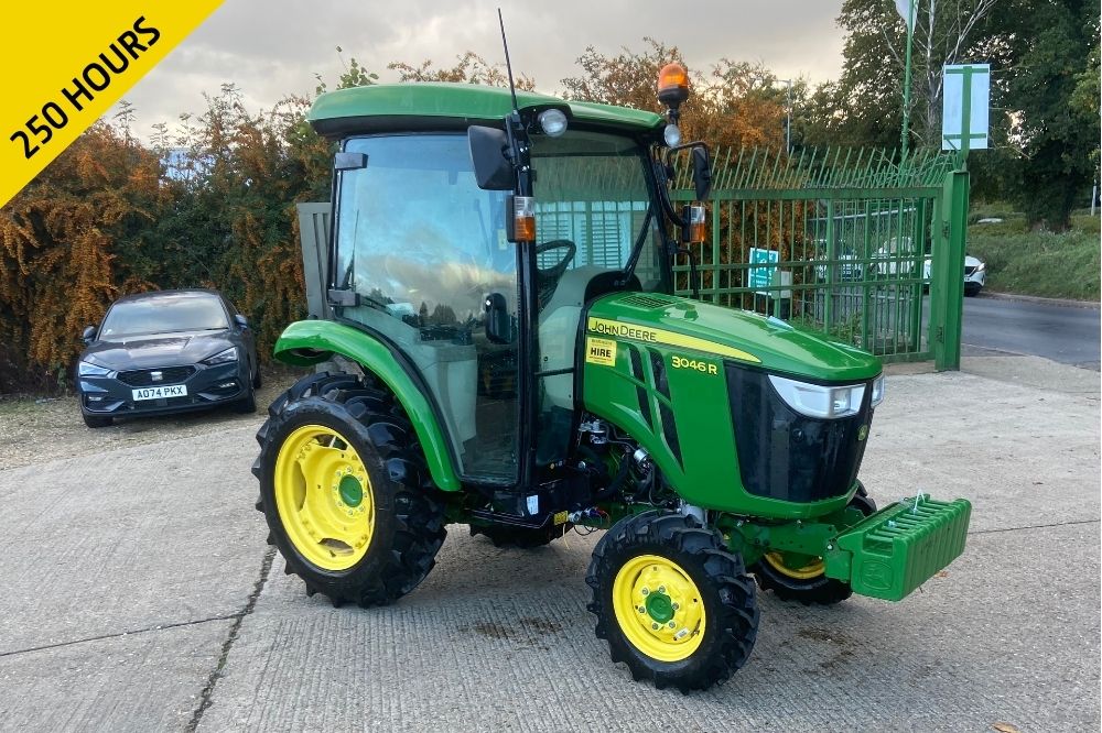 John Deere 3046R CAB COMPACT TRACTOR for sale