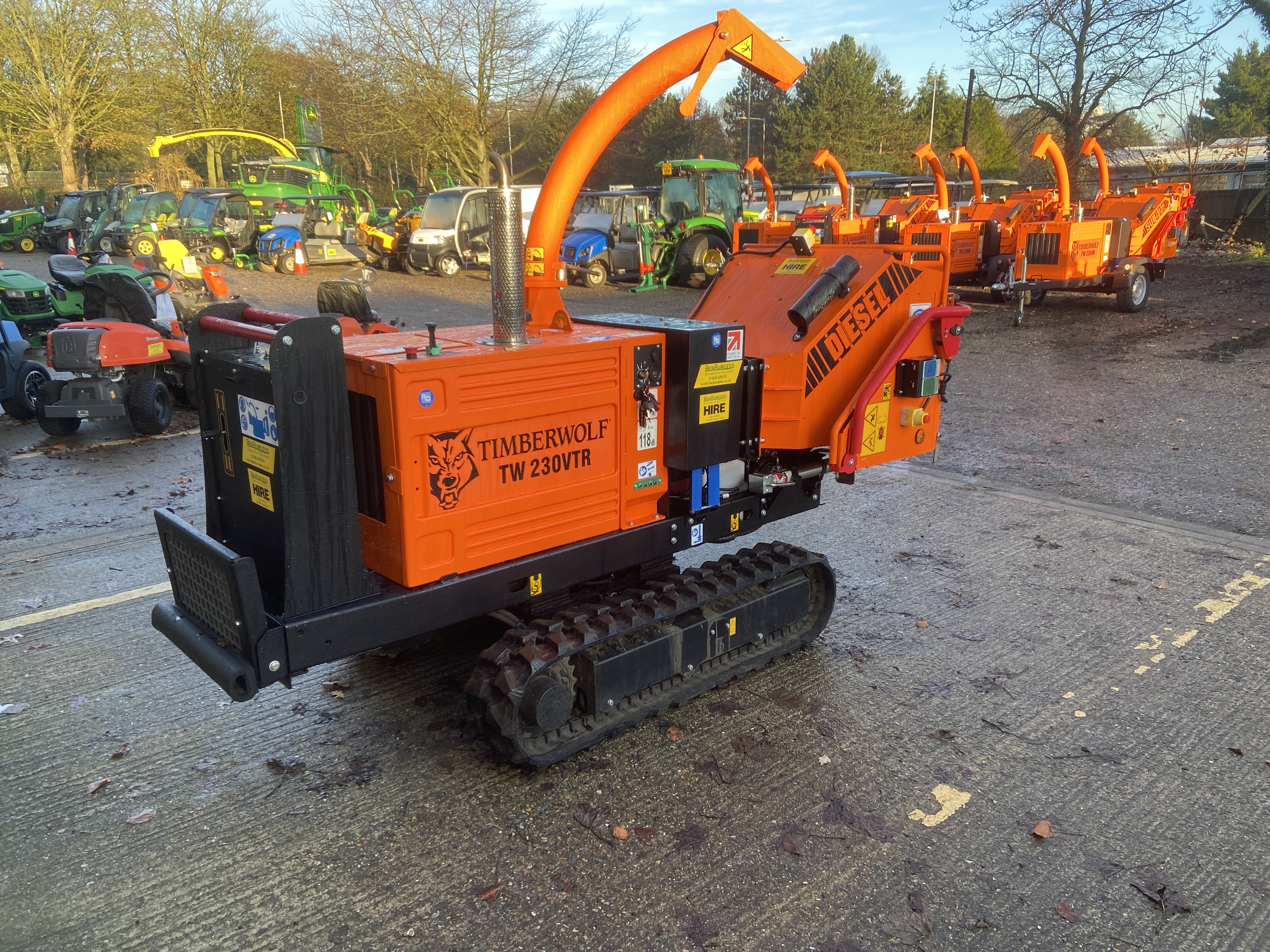 Timberwolf TW 230VTRD CHIPPER (TRACKS) for sale