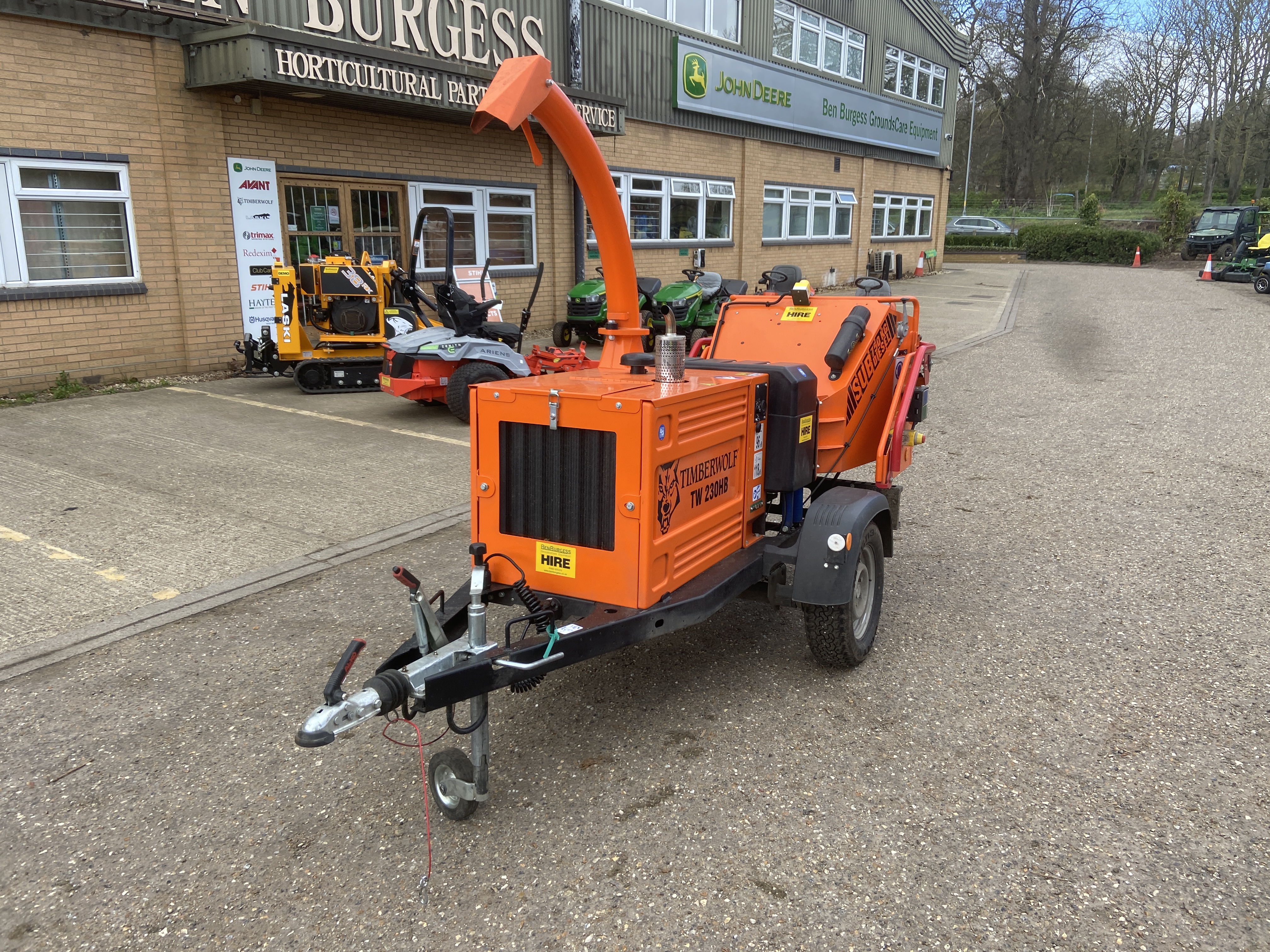 Timberwolf TW 230HBD CHIPPER (ROAD TOW) for sale
