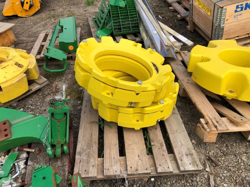 John Deere Wheel Weights 800kg Quick Mount - Farmads