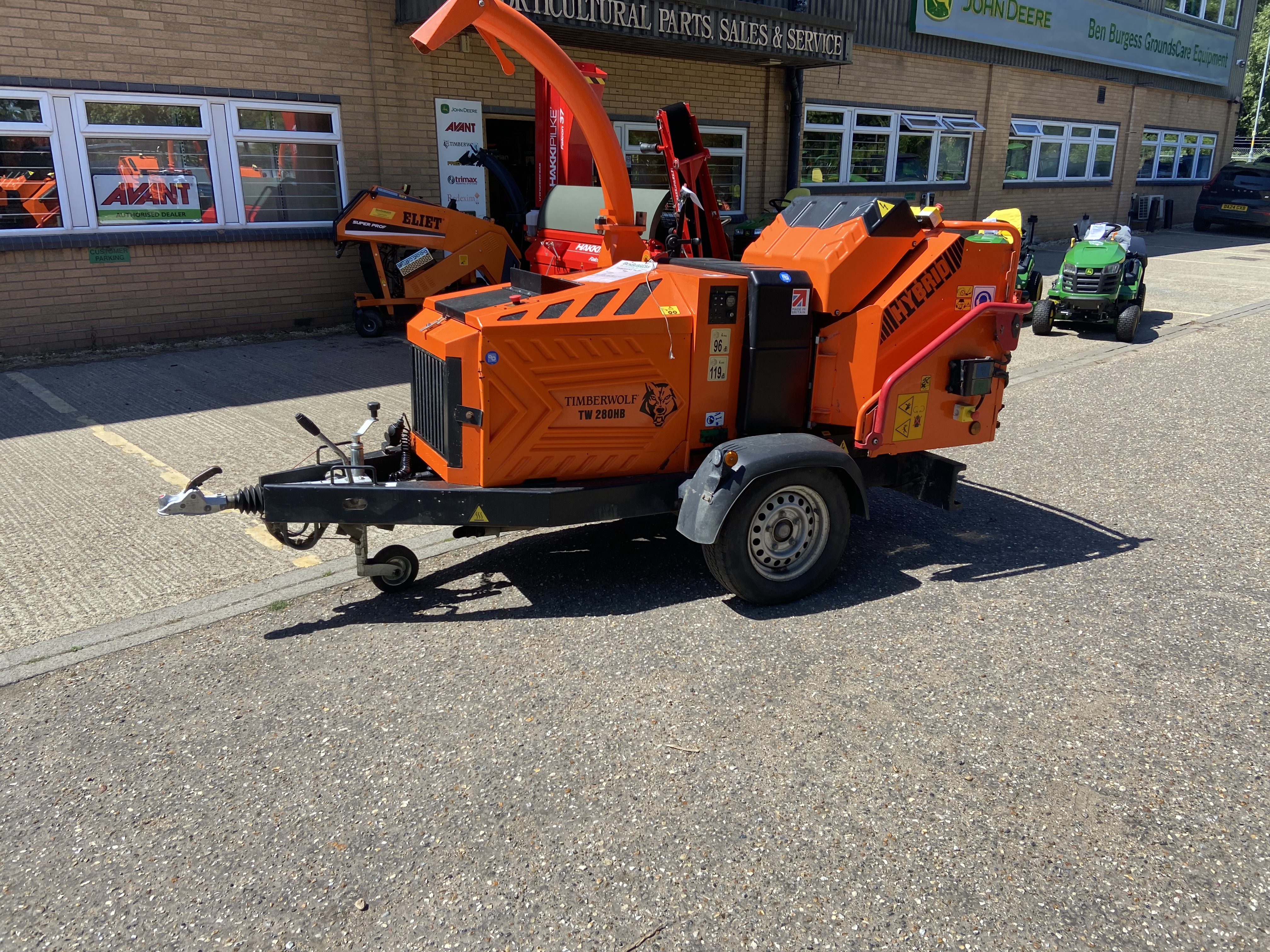 Timberwolf TW 280 HBH Hybrid Chipper for sale