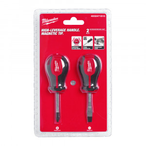 Milwaukee Tri-Lobe Screwdriver Stubby Set - Pack of 2