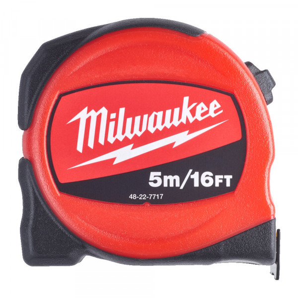 Milwaukee 5m Slimline Tape Measure Metric Only 48227717