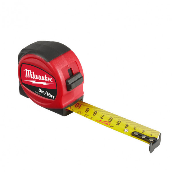 Milwaukee 5m Slimline Tape Measure Metric Only 48227717