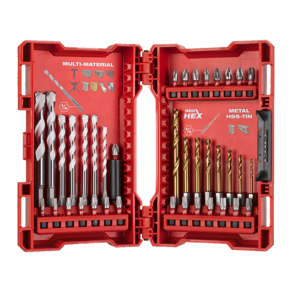 Milwaukee SHOCKWAVE™ IMPACT DUTY Driver/Drill Bit Set - Ben Burgess