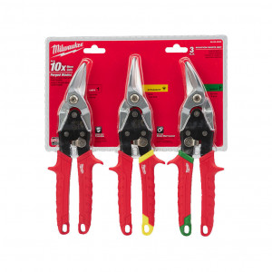 Milwaukee Metal Snips (Left, Right & Straight Cut) 48224533