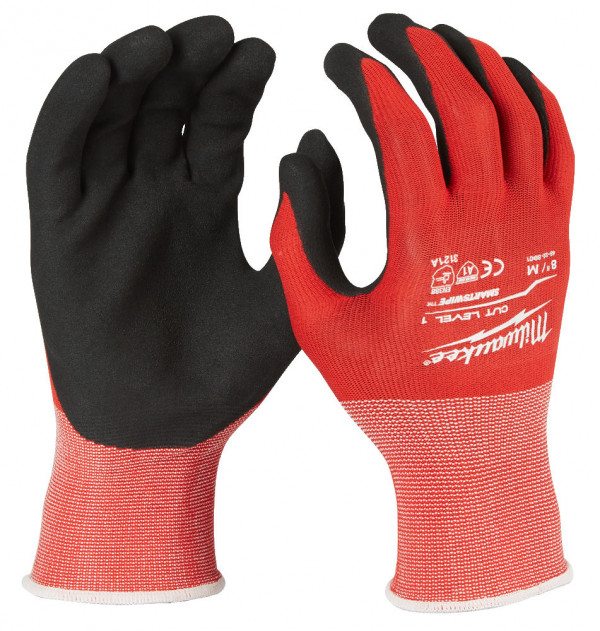Milwaukee Dipped Gloves - Cut Level 1/A