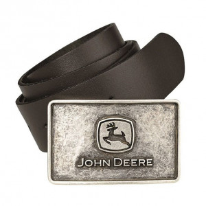 John Deere Leather Belt with Engraved Buckle MCL2016100