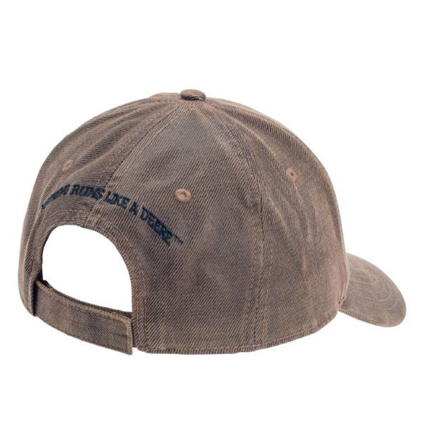 John Deere Oilskin Look Cap