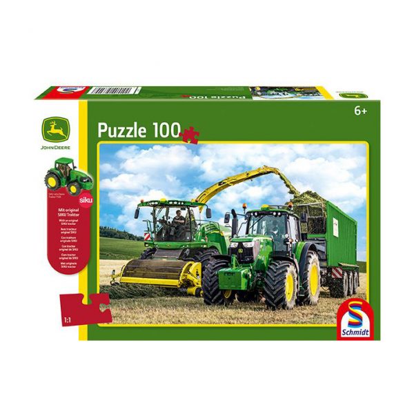 John Deere 6195M Puzzle + SIKU Tractor MCP563150000