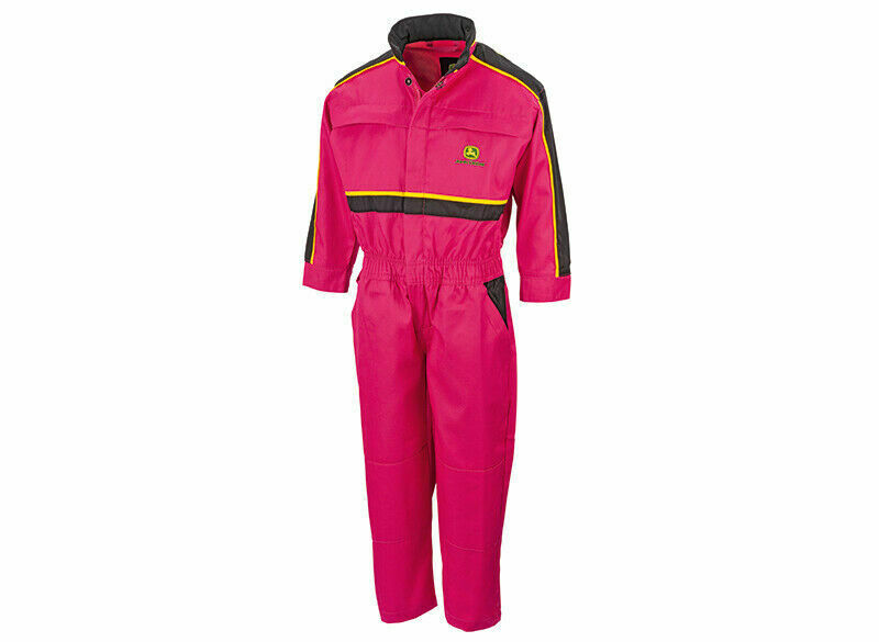 girls pink overalls
