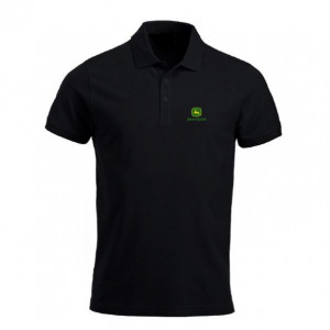 John Deere Black Polo Shirt MCS3560000