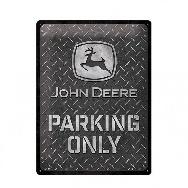 John Deere 'Parking Only' Tin Sign